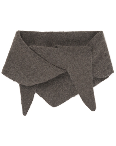 Mbym - Ziggiette-M Schal - Dark Brown Melange